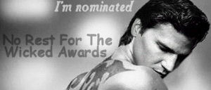 No rest for the Wicked Fanfiction Award Nominee banner